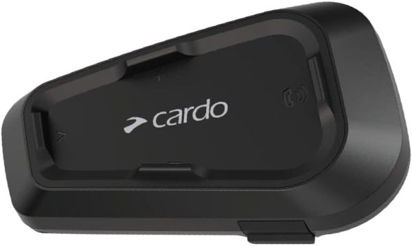 Cardo Spirit HD Motorcycle Bluetooth Communication Headset - Black, Single Pack