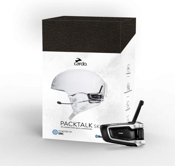 Cardo Systems Packtalk Ski | The Ultimate Winter Sports Communicator | Connect with Up to 15 People | Weatherproof