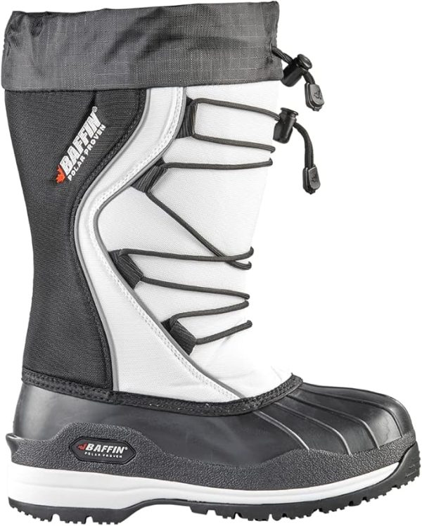 Baffin Icefield,Women's Boots, Low-Calf Height, Available in Black & White color, for Snow-covered Frozen terrains, Snowshoe Compatible - Image 5