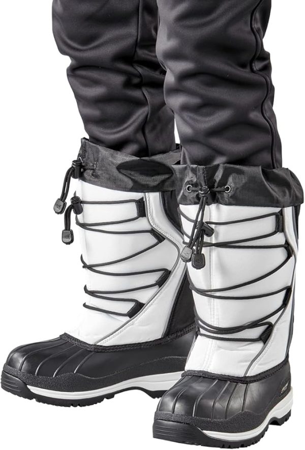 Baffin Icefield,Women's Boots, Low-Calf Height, Available in Black & White color, for Snow-covered Frozen terrains, Snowshoe Compatible - Image 3